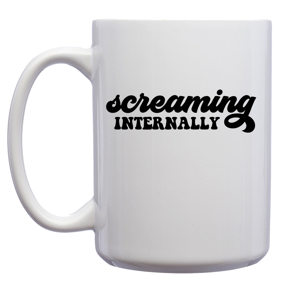 Screaming Internally Mug