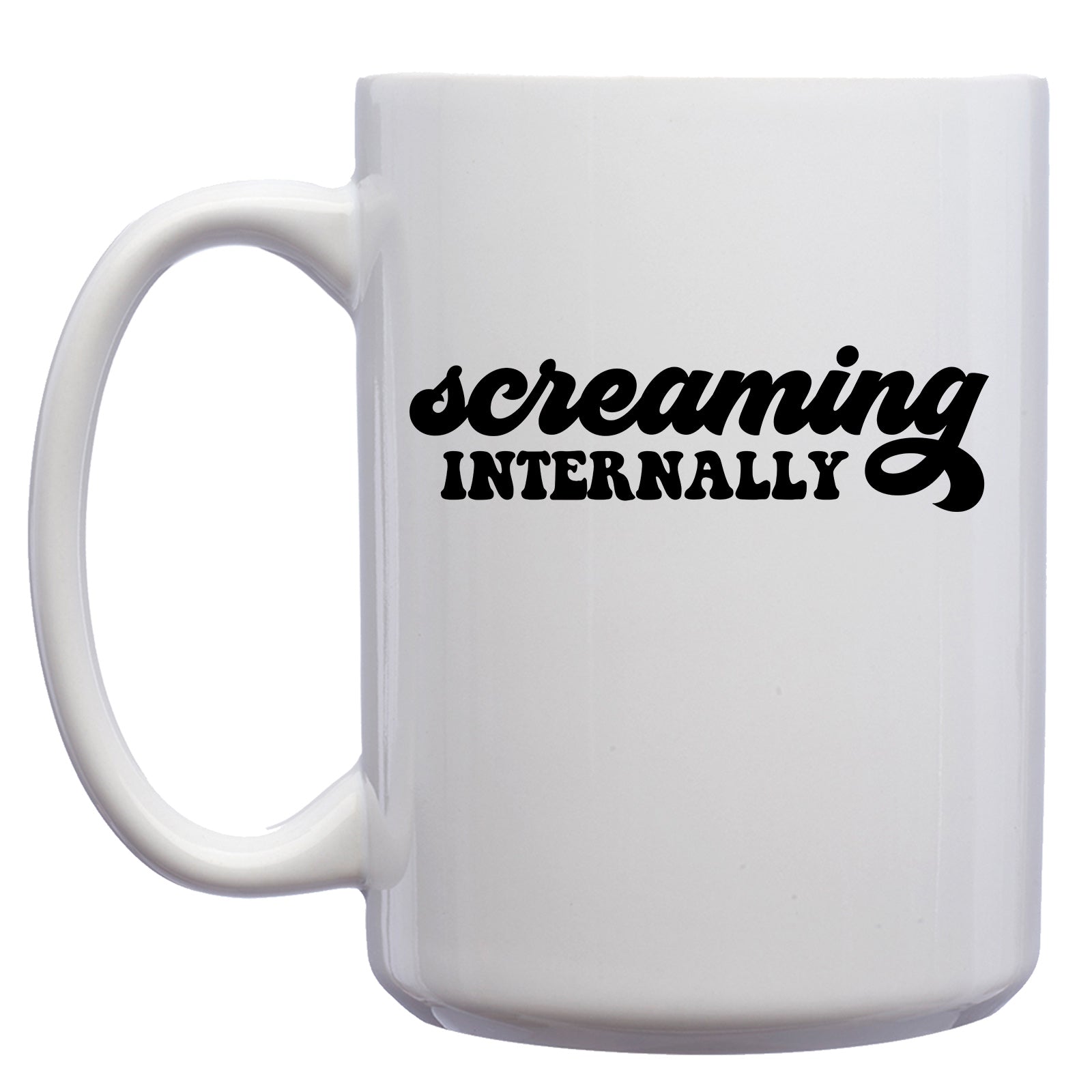 Screaming Internally Mug