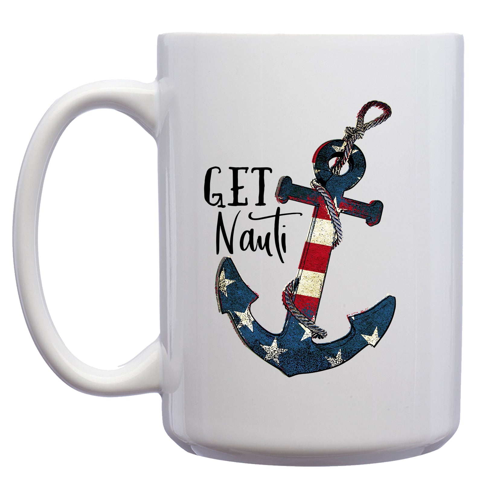 Get Nauti Nautical Anchor Mug