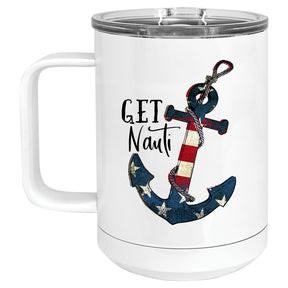 Get Nauti Nautical Anchor Mug