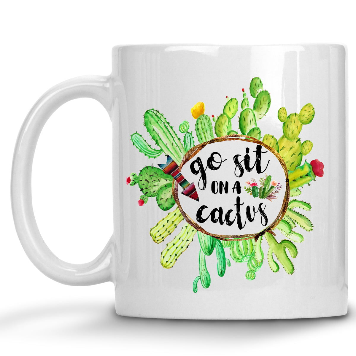 Go Sit on a Cactus Succulent Mug