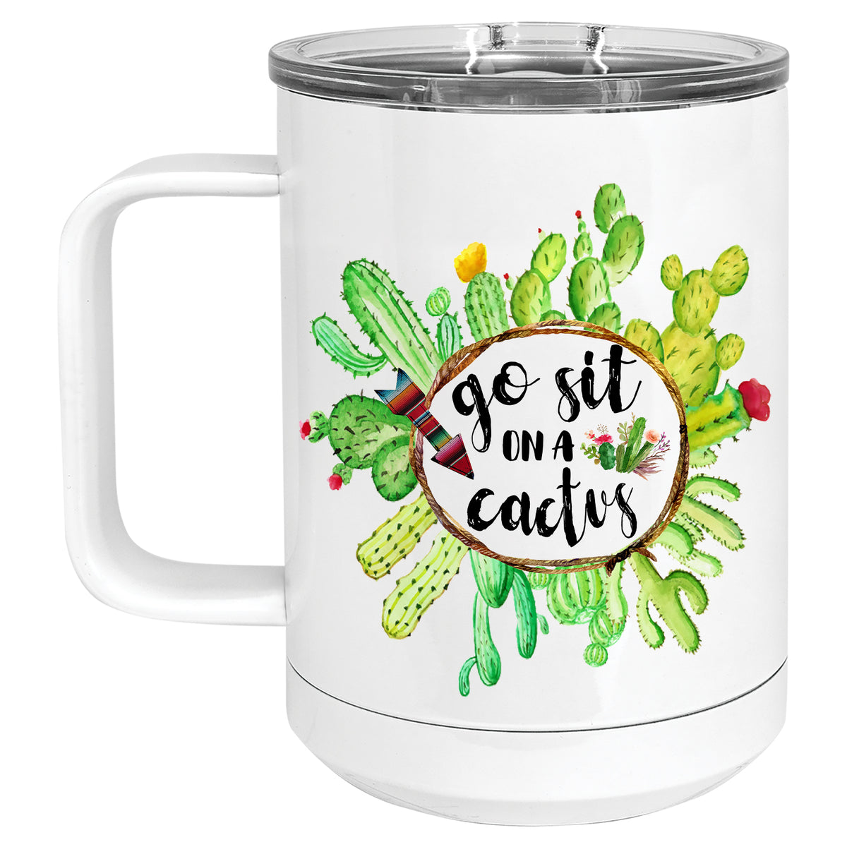 Go Sit on a Cactus Succulent Mug