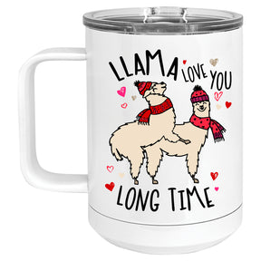 Llama Love you Long Time Mug