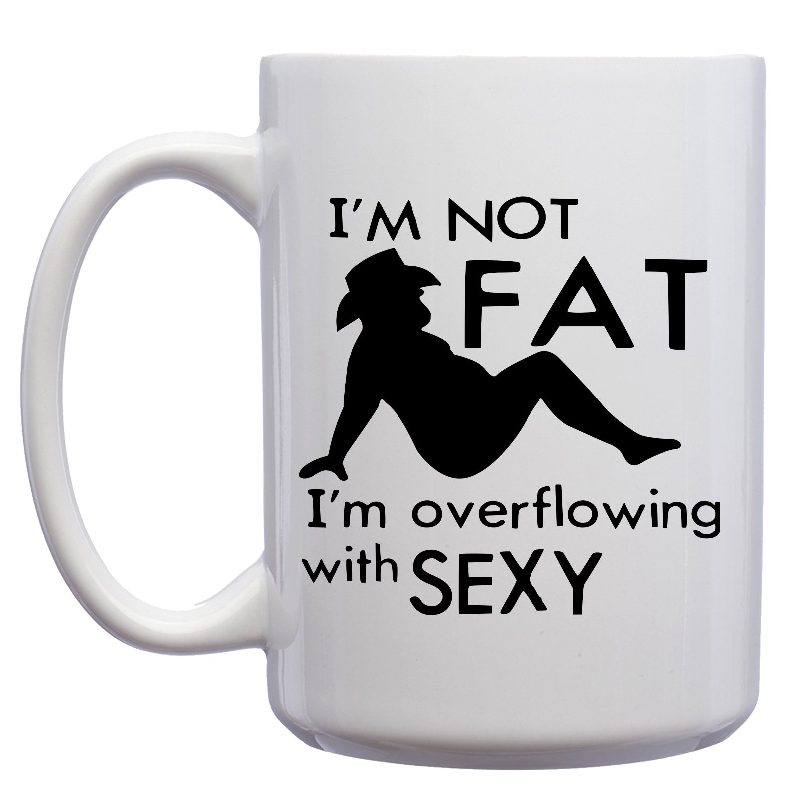 I'm not Fat, I'm Overflowing with Sexy Mug