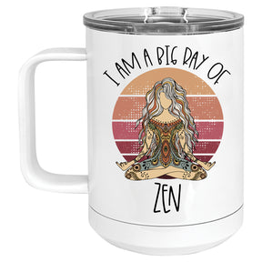 I am a Big Ray of Zen Yoga Middle Finger Mug