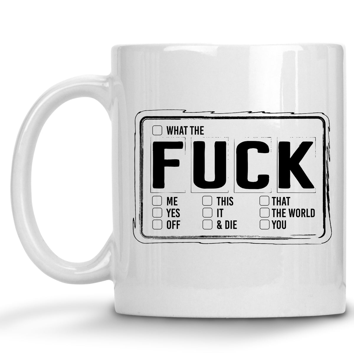 Fuck Checkbox Mug